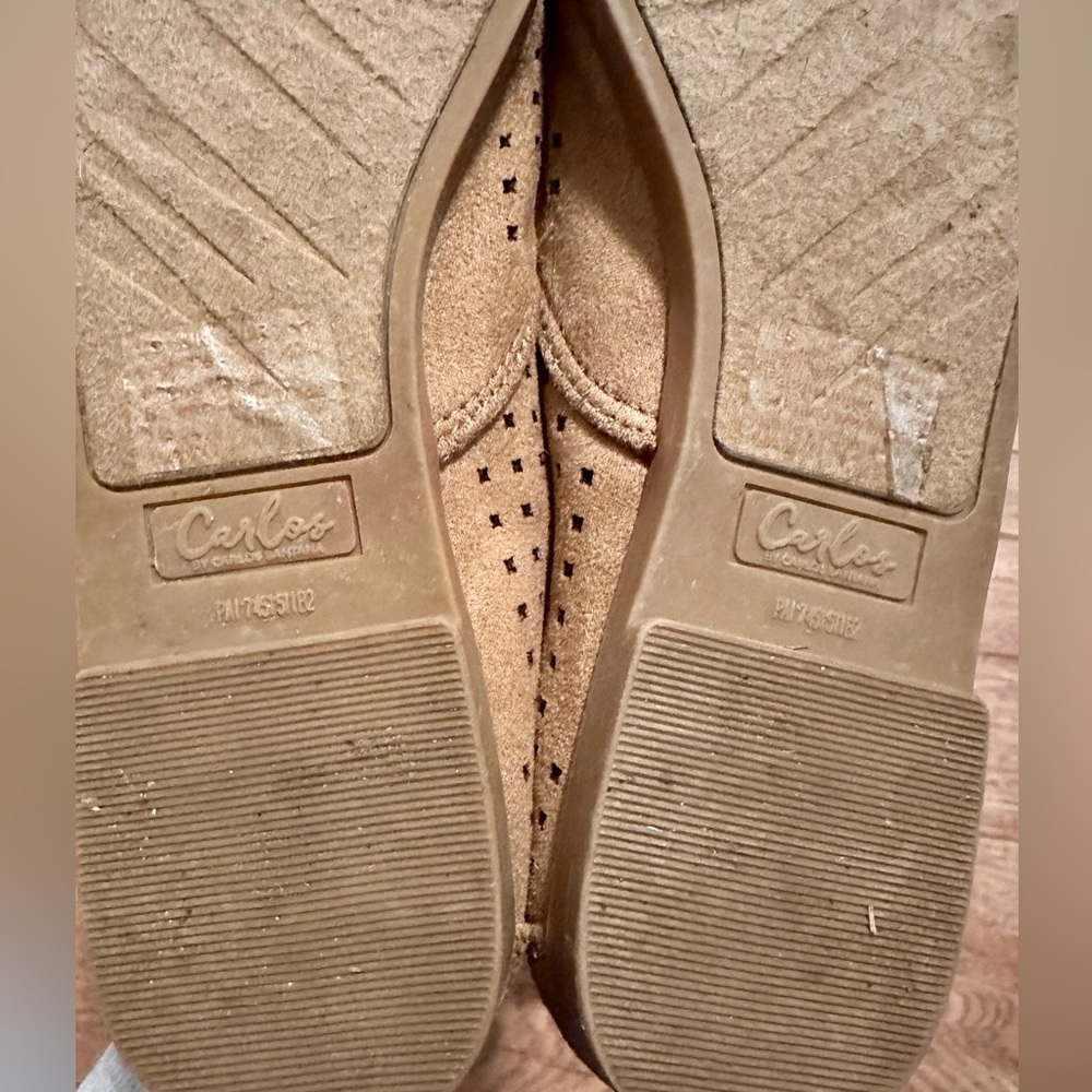 Carlos by Carlos Santana Perforated Slip On Flats Size 6.5 - Picture 5 of 6